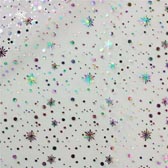 Kód: 39670 Irizáló hópelyhes nylon tüll